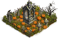 Decorative Pumpkin Cemetery