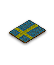 Swedish Flag Flowerbed